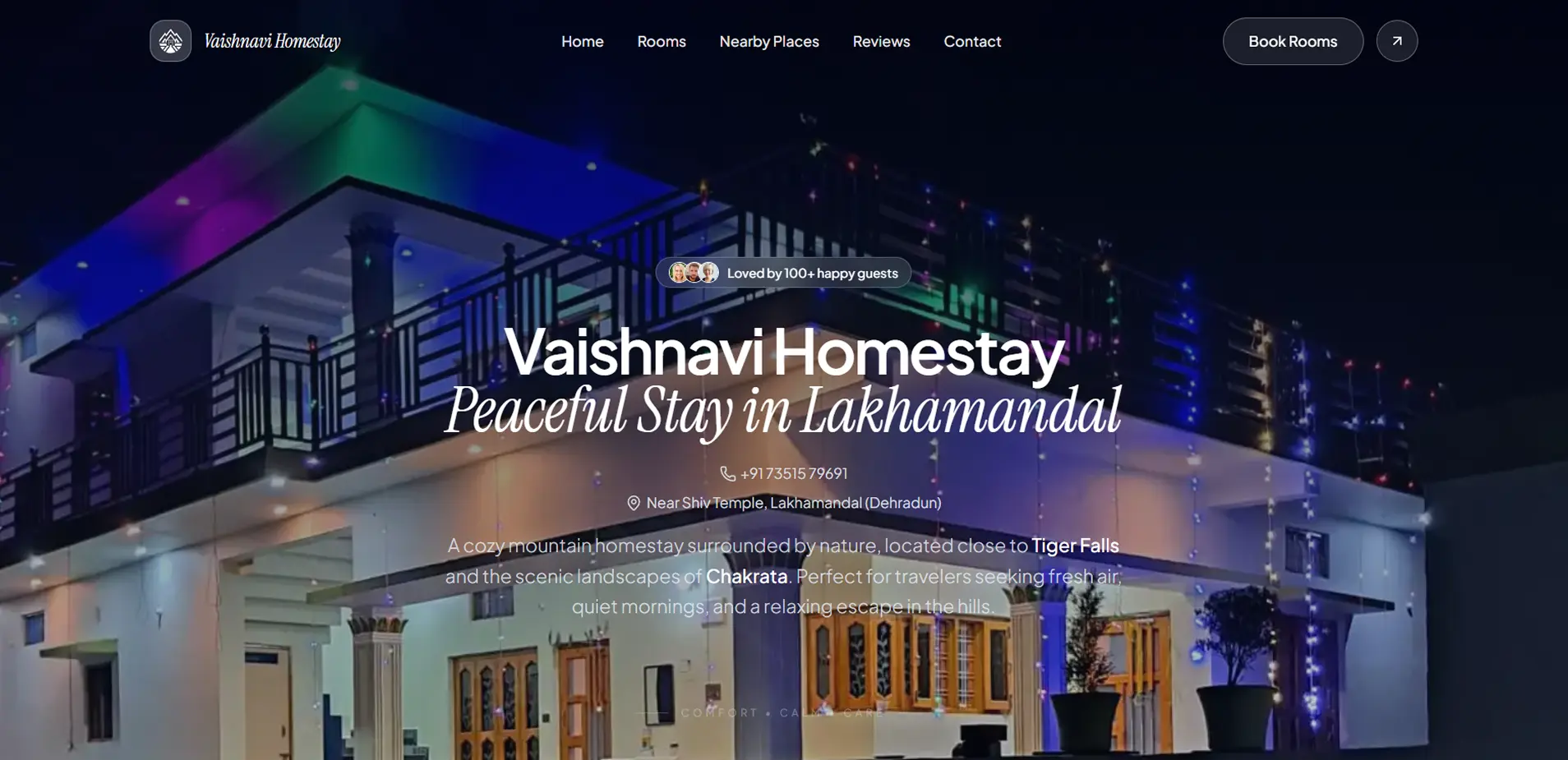 Vaishnavi Homestay project preview