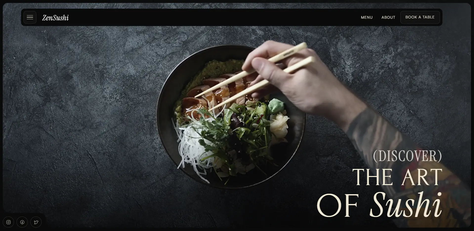 Zen Sushi project preview